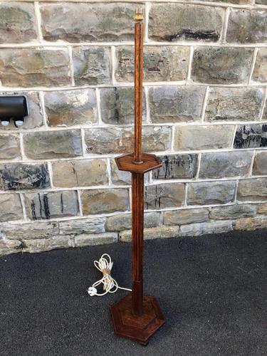 Art Deco Oak Standard Lamp (1 of 7) Art Deco Oak Standard Lamp (1 of 7)