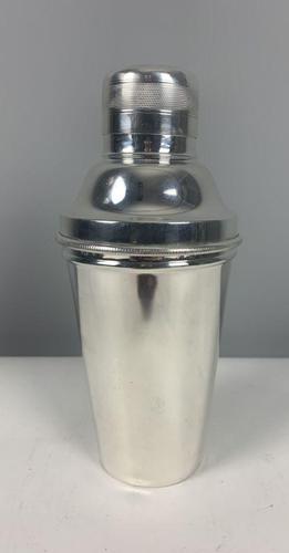 Davies & Powers Silver Plate Art Deco Stepped Cocktail Shaker; 1930’s (1 of 7)