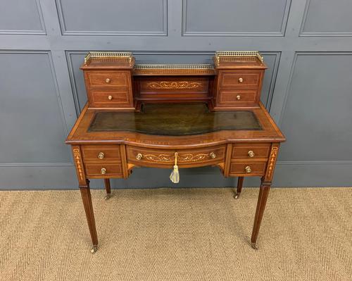 Edwardian Inlaid Mahogany Bonheur Du Jour (1 of 19)