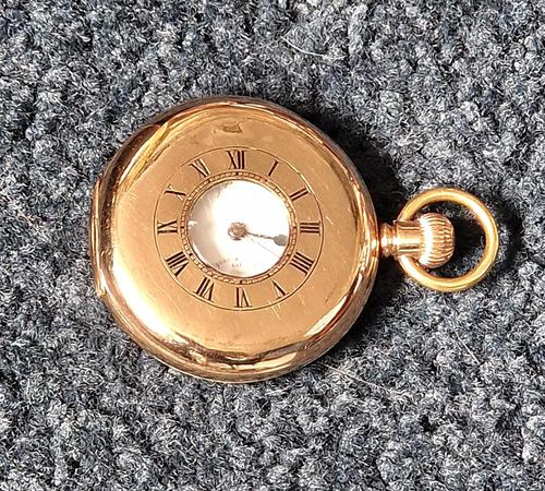 A Half Hunter Pocket Watch (1 of 6)