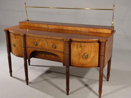 Regency Period Bow & Breakfront Sideboard (1 of 6) Regency Period Bow & Breakfront Sideboard (1 of 6)
