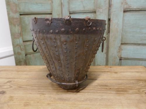 19th Century Brutalist North African Water Bucket (1 of 6) 19th Century Brutalist North African Water Bucket (1 of 6)