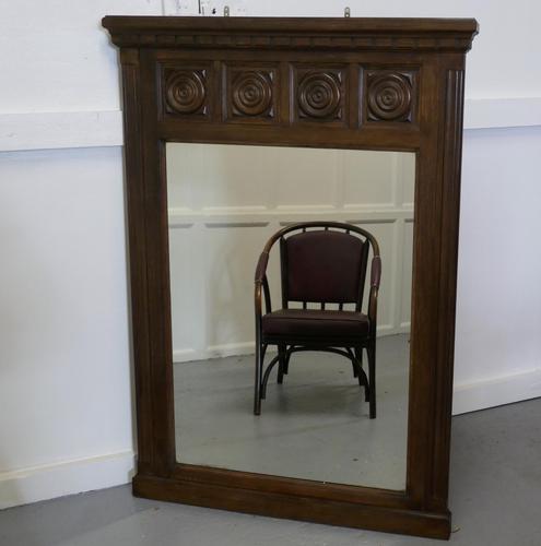 Large French Carved Oak Wall Mirror (1 of 5) Large French Carved Oak Wall Mirror (1 of 5)
