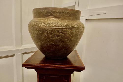 Large 19th Century North African Brass Jardiniere Pot (1 of 6) Large 19th Century North African Brass Jardiniere Pot (1 of 6)