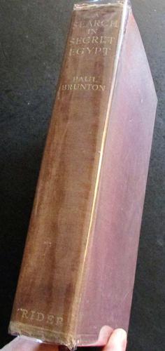 1936 1st Edition   In Search of Secret Egypt Rare Personal Copy of Edith M Pretty Sutton Hoo (1 of 5)