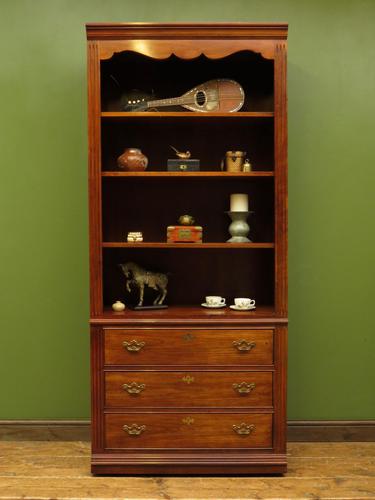 Tall Narrow Alcove Bookcase Shelving Cabinet by Thomasville Furniture USA (1 of 10)