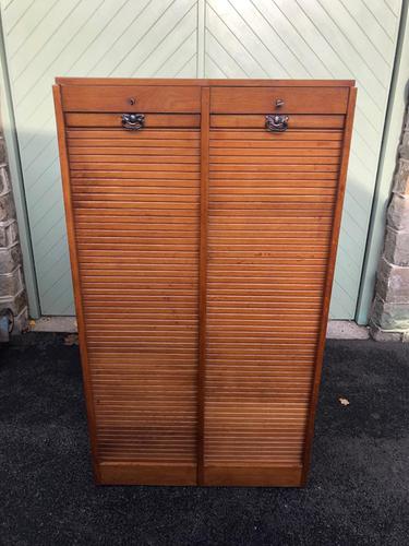 Antique Oak Double Filing Cabinet (1 of 10) Antique Oak Double Filing Cabinet (1 of 10)