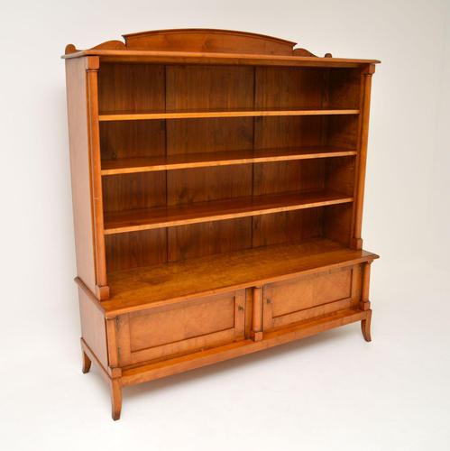 Antique Swedish Biedermeier Satin Birch Bookcase (1 of 12)