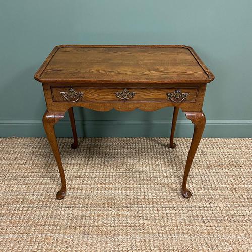 Victorian Oak Antique Silver Table (1 of 6)