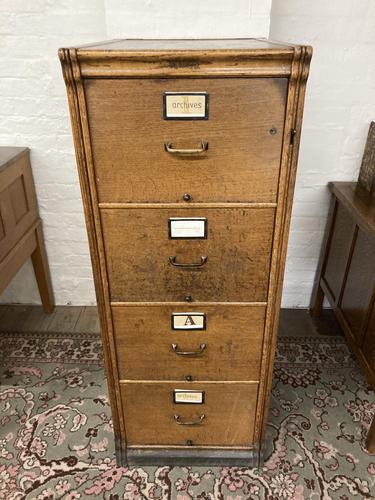 Oak Filing Cabinet (1 of 9)