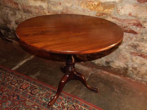 Georgian Cuban Mahogany Tip Top Tripod Table (1 of 6)