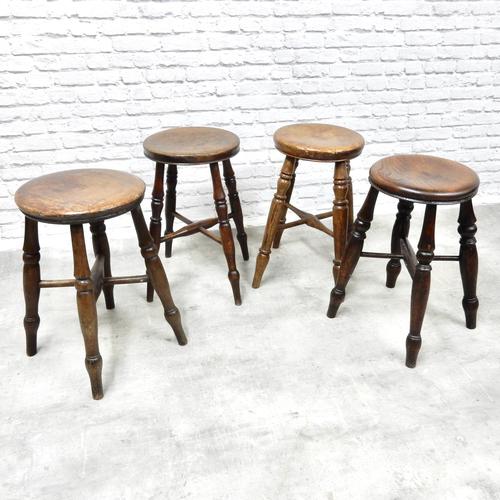 Group of 4 Tavern Stools (1 of 5) Group of 4 Tavern Stools (1 of 5)
