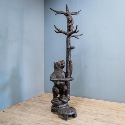 Black Forest Carved Bear Hall Stand (1 of 9) Black Forest Carved Bear Hall Stand (1 of 9)