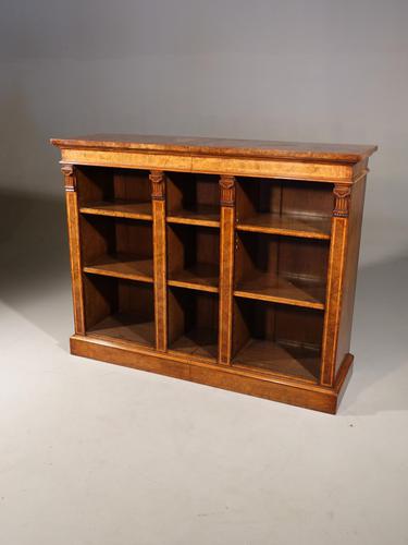 A Sophisticated Mid 19th Century Walnut Dwarf Open Bookcase (1 of 5) A Sophisticated Mid 19th Century Walnut Dwarf Open Bookcase (1 of 5)