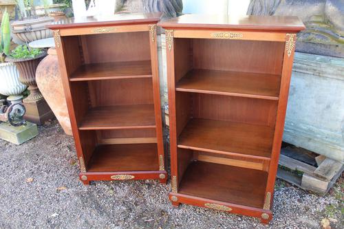 Pair of Mahogany Bookcases (1 of 9)