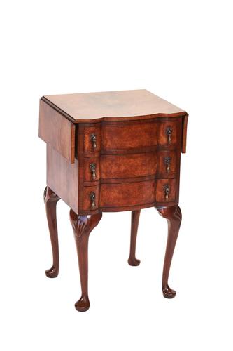 Walnut 3 Drawer Chest with Drop Leaf Top c.1930 (1 of 4) Walnut 3 Drawer Chest with Drop Leaf Top c.1930 (1 of 4)
