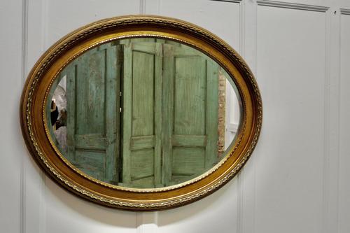 Large Decorative Oval Gilt Wall Mirror (1 of 6) Large Decorative Oval Gilt Wall Mirror (1 of 6)