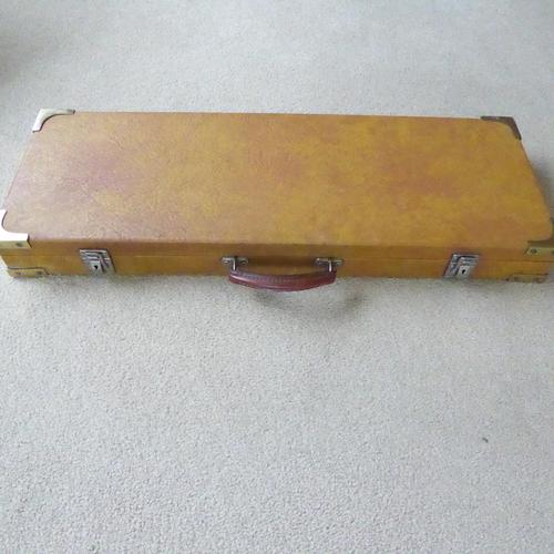 Vintage Wooden Leatherette Covered Shotgun Case (1 of 4)