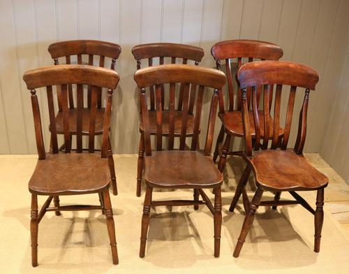Matched Set of Six Beech & Elm Chairs (1 of 10) Matched Set of Six Beech & Elm Chairs (1 of 10)