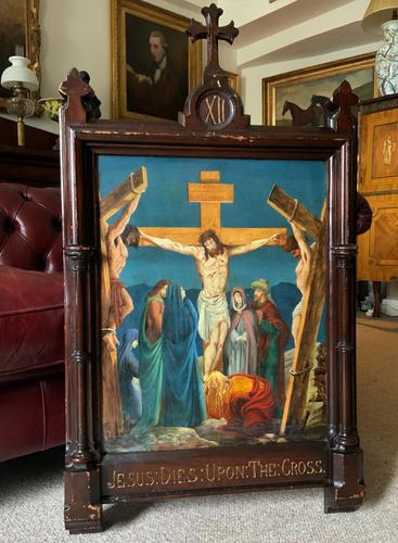 Superb 19th Century Old Master Biblical Christ Oil Portrait Painting - Gothic Oak Frame (1 of 17) Superb 19th Century Old Master Biblical Christ Oil Portrait Painting - Gothic Oak Frame (1 of 17)