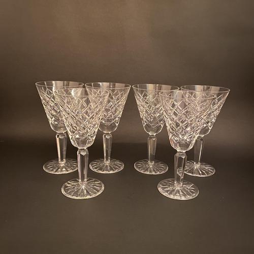Six Waterford 'Tyrone' Claret Glasses (1 of 2) Six Waterford 'Tyrone' Claret Glasses (1 of 2)