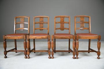 1930s Oak Dining Chairs (1 of 11) 1930s Oak Dining Chairs (1 of 11)