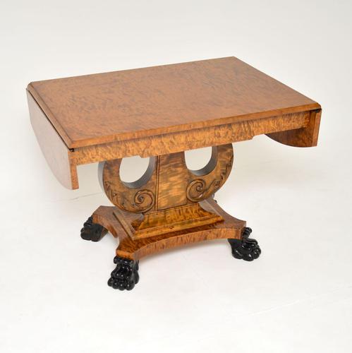 Antique Swedish Satin Birch Biedermeier Sofa Table (1 of 10) Antique Swedish Satin Birch Biedermeier Sofa Table (1 of 10)