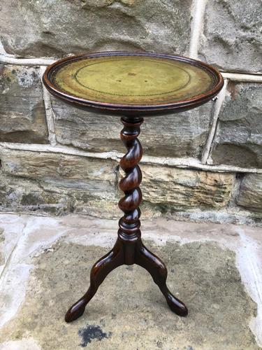 Antique Oak Tripod Wine Table (1 of 4) Antique Oak Tripod Wine Table (1 of 4)
