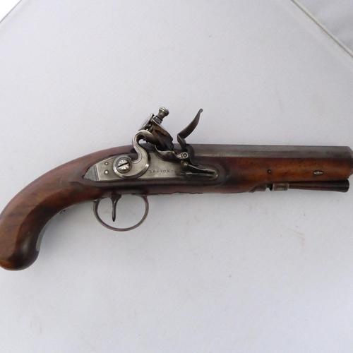 Flintlock Pistol by John  Edgeson of Stamford Lincs (1 of 2)