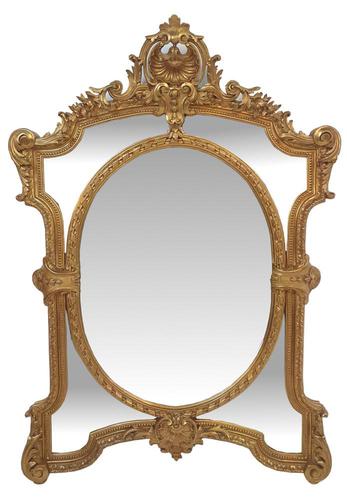 19th Century Gilt Framed Margin Mirror (1 of 3) 19th Century Gilt Framed Margin Mirror (1 of 3)