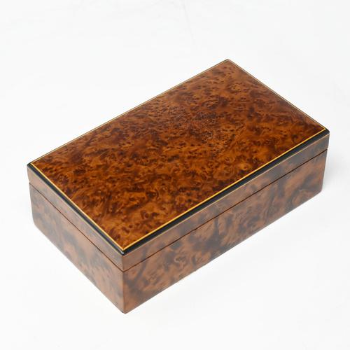 Art Deco Amboyna Jewellery Box (1 of 7) Art Deco Amboyna Jewellery Box (1 of 7)
