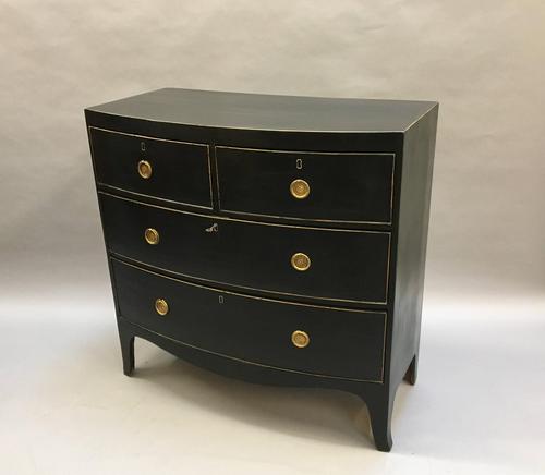 Georgian Ebonised Chest of Drawers (1 of 10)