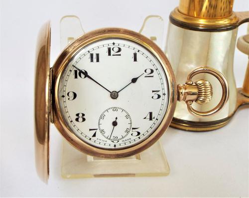 Antique 1920s Swiss Full Hunter Pocket Watch (1 of 6) Antique 1920s Swiss Full Hunter Pocket Watch (1 of 6)