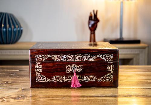 MOP Rosewood and Sewing/Jewellery Box 1840 (1 of 11)