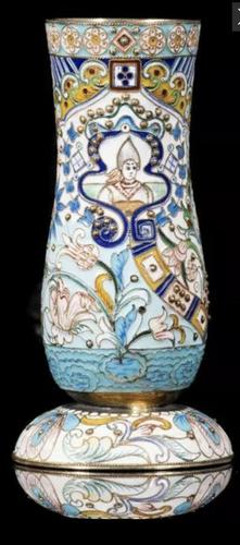 Russian Silver & Enamel Large Beaker (1 of 9) Russian Silver & Enamel Large Beaker (1 of 9)