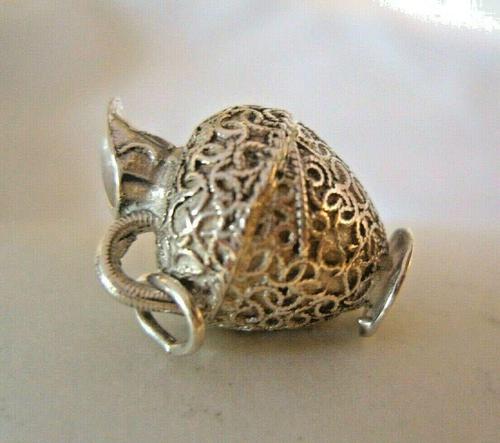 Vintage Sterling Silver Bracelet Charm 1960s Large Wine Pitcher Charm 5.6 Grams (1 of 8)