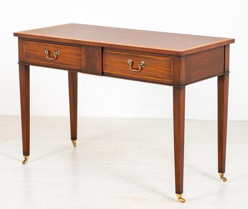 Georgian Style 2 Drawer Mahogany Side Table (1 of 9)