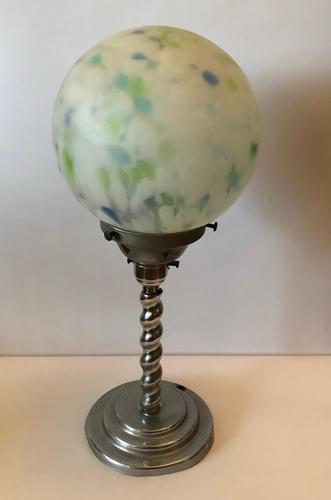Art Deco Globe Table Lamp (1 of 4) Art Deco Globe Table Lamp (1 of 4)
