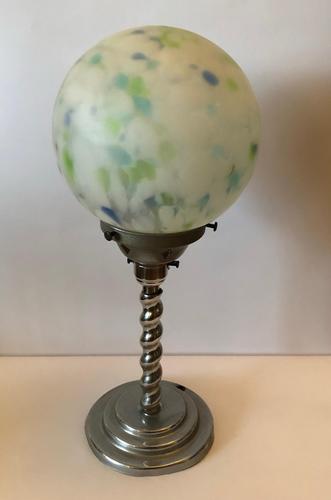 Art Deco Globe Table Lamp (1 of 4)