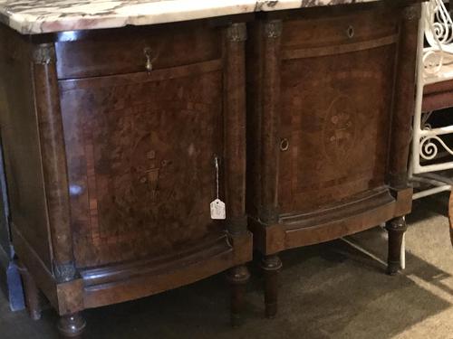 Pair of French Marble to Bedside Cabinets (1 of 11) Pair of French Marble to Bedside Cabinets (1 of 11)