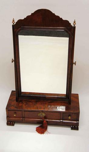 Regency  Mahogany  3 drawer dressing table mirror (1 of 17)