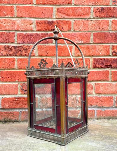 Victorian Stained Glass Lantern (1 of 5)