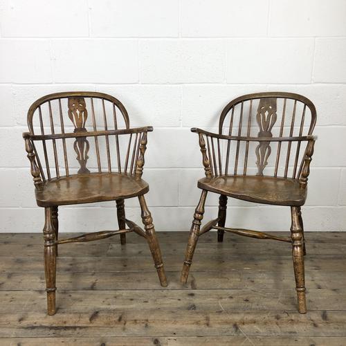 Antique Ash & Elm Windsor Armchairs (1 of 9) Antique Ash & Elm Windsor Armchairs (1 of 9)
