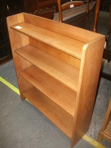 Light Oak Open Bookcase (1 of 2)