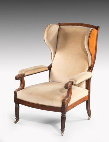 George III Period Mahogany Gentleman's Chair with Detachable Wings (1 of 8) George III Period Mahogany Gentleman's Chair with Detachable Wings (1 of 8)