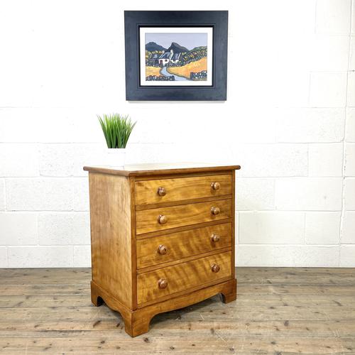 Antique Satin Birch Chest of Drawers (1 of 10) Antique Satin Birch Chest of Drawers (1 of 10)