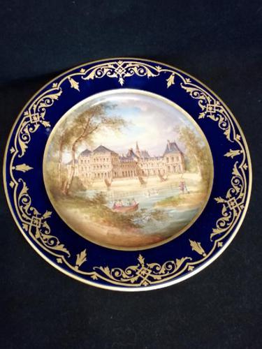 Superb Quality Sevres Plate (1 of 3) Superb Quality Sevres Plate (1 of 3)