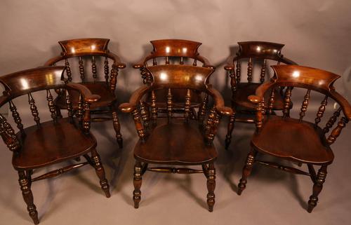 Harlequin Set of 6 Victorian Captains Chairs (1 of 10) Harlequin Set of 6 Victorian Captains Chairs (1 of 10)