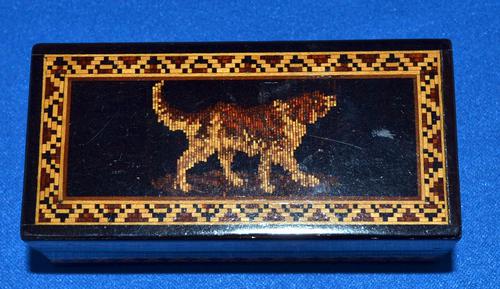 Victorian Tunbridge Ware Ring Box (1 of 4)