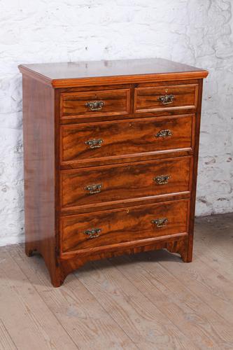 Rare Olive Wood Small Chest of Drawers by Maples and Co (1 of 7) Rare Olive Wood Small Chest of Drawers by Maples and Co (1 of 7)